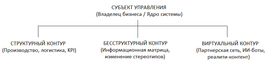 Рис 25 Способы управления _  структурный, в суперсистемах — бесструктурный и на основе виртуальных структур